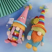 GnomeStore - Gnoom's - Gnome - Gnoom - Set van 2 - Paasgnoom's - kabouter - kabouter pop