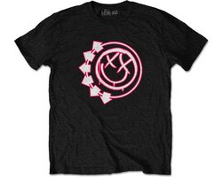 Blink182 - Six Arrow Smile Kinder T-shirt - Kids tm 12 jaar - Zwart