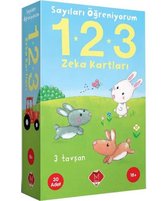 Sayıları Öğreniyorum 1-2-3 Zeka Kartları - Flash Kartlar - Flash Cards - Turkse Kinderboeken - Turkse Baby Boeken