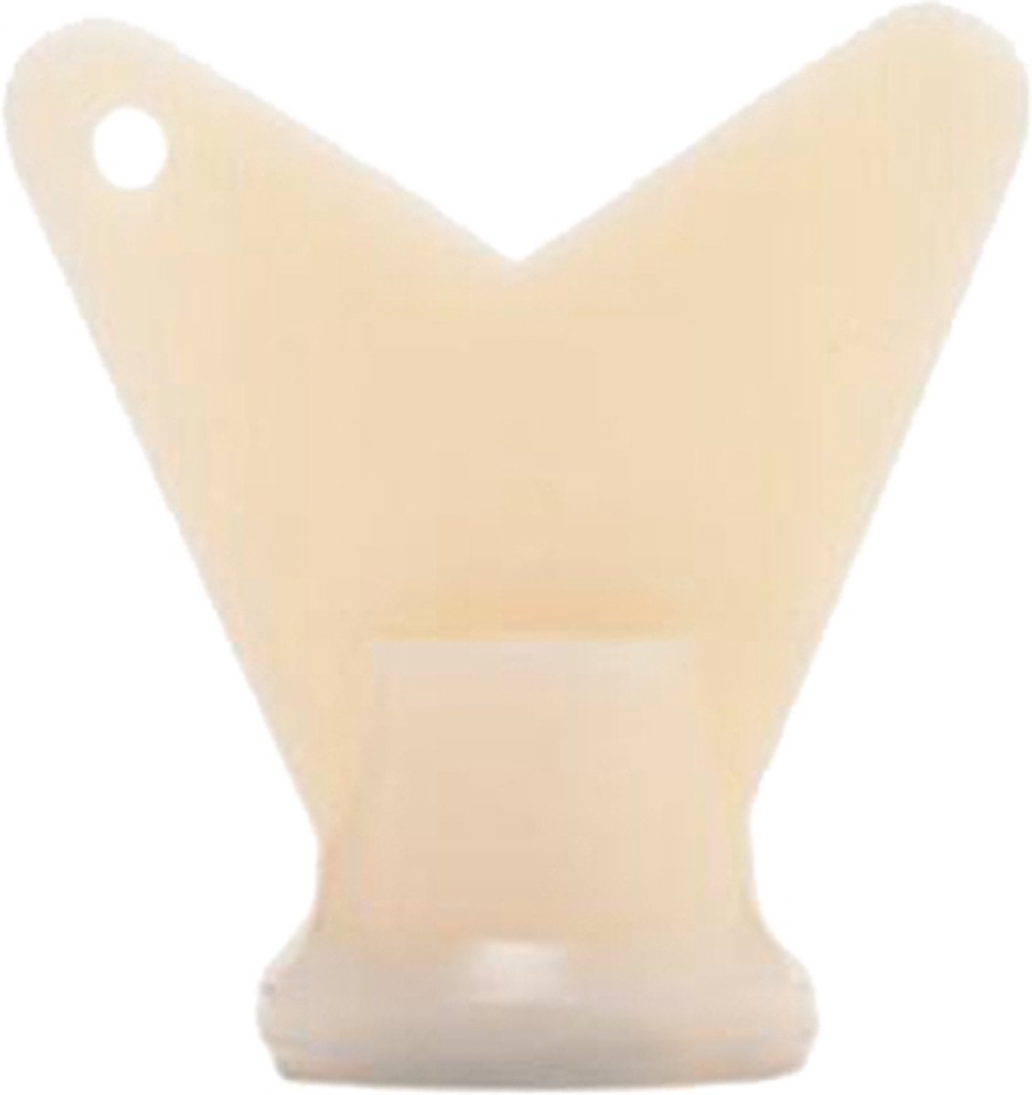 Rucanor noppensleutel voor voetbalnoppen, gemaakt van aluminium, met een V-vormige handgreep.