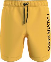 Calvin Klein - Jongens Zwemshort - Geel - 8/10 jaar