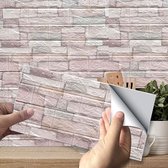 3D behang - 3D steenlook plaktegels - 3D wandpanelen - Muurstickers - baksteenbehang - vliesbehang - Tegelsticker - Wandpanelen - Zelfklevend behang - voor badkamer, kinderkamer, balkon, keuk