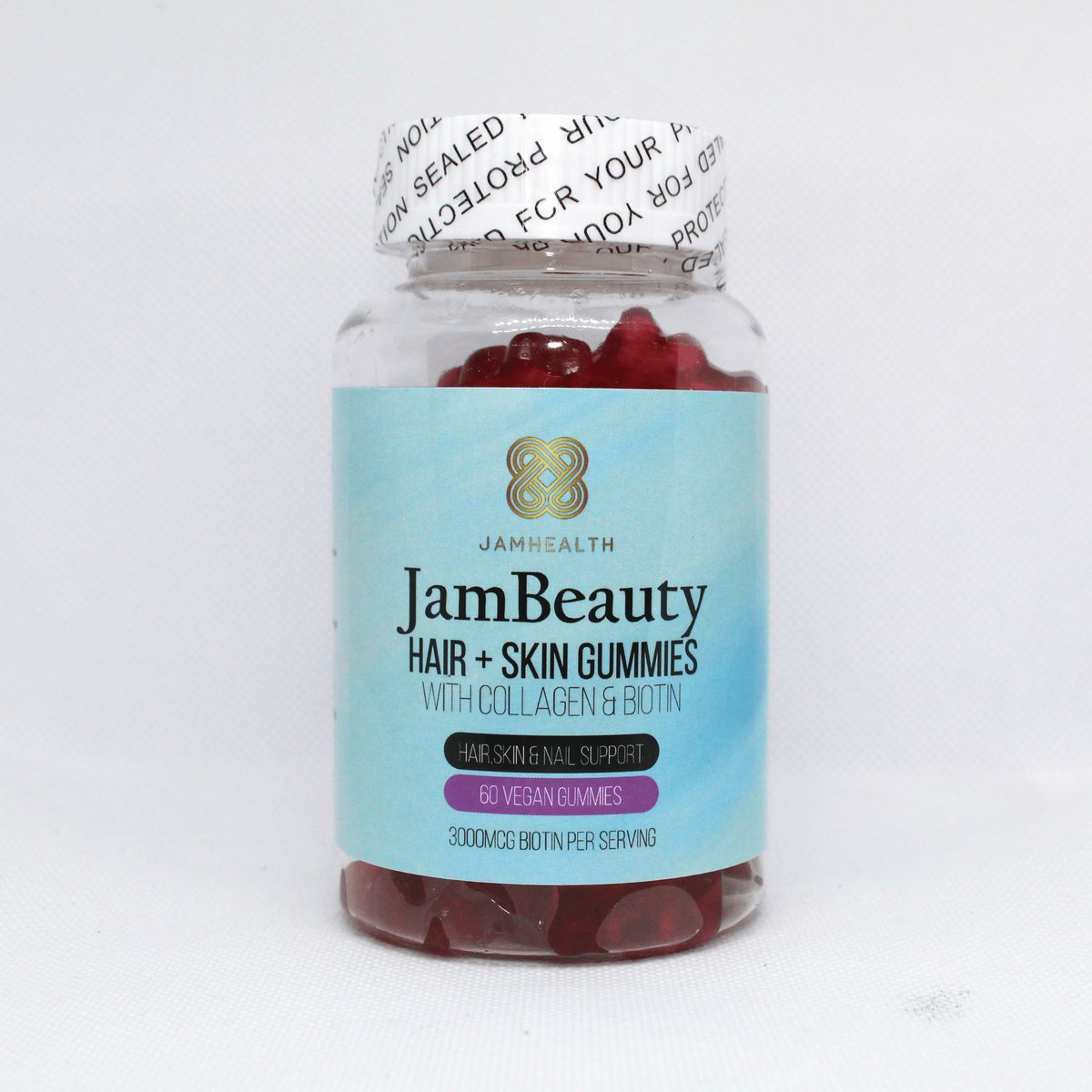 Goedkoopste JamBeauty Bear Hair Gummies - haar vitamines gummies - met biotine en collageen - 60 Gummies