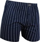 Gino Santi Klassieke navy streep blauwe boxershort 100% katoen Maat 3XL