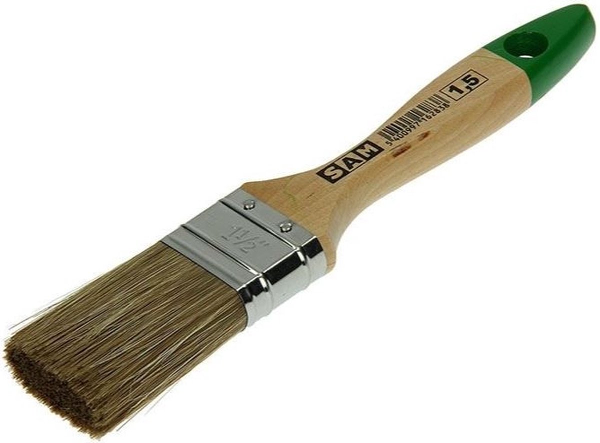SAM lazuur platte verfkwast / beitskwast - 1,5 inch