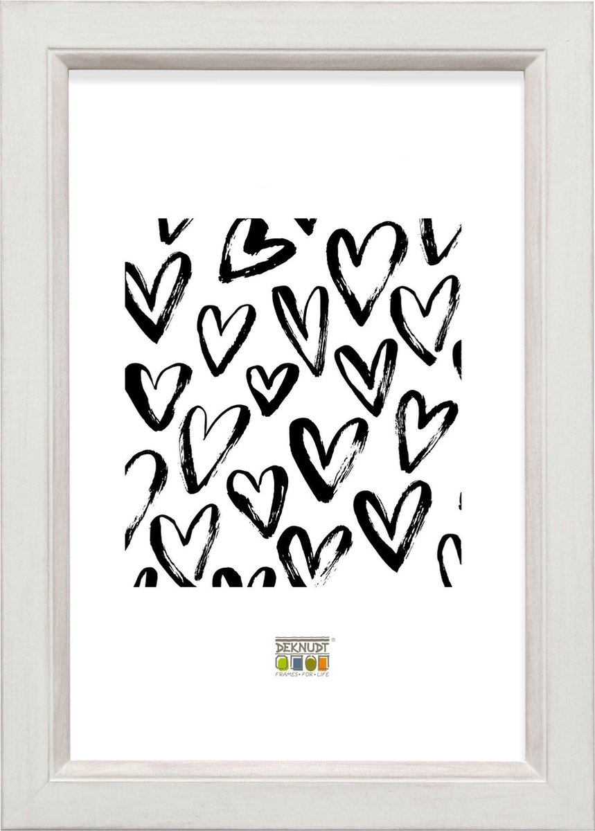 Deknudt Frames fotolijst S42LF1 - wit - voor foto 18x24 cm