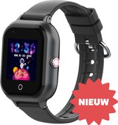 BRUVZ KT24 – Smartwatch Kinderen – GPS Horloge Kind – GPS Tracker Kind – Kinderhorloge – Smartwatch Kids – 4G Netwerk – Inclusief Simkaart & Screenprotector – Zwart