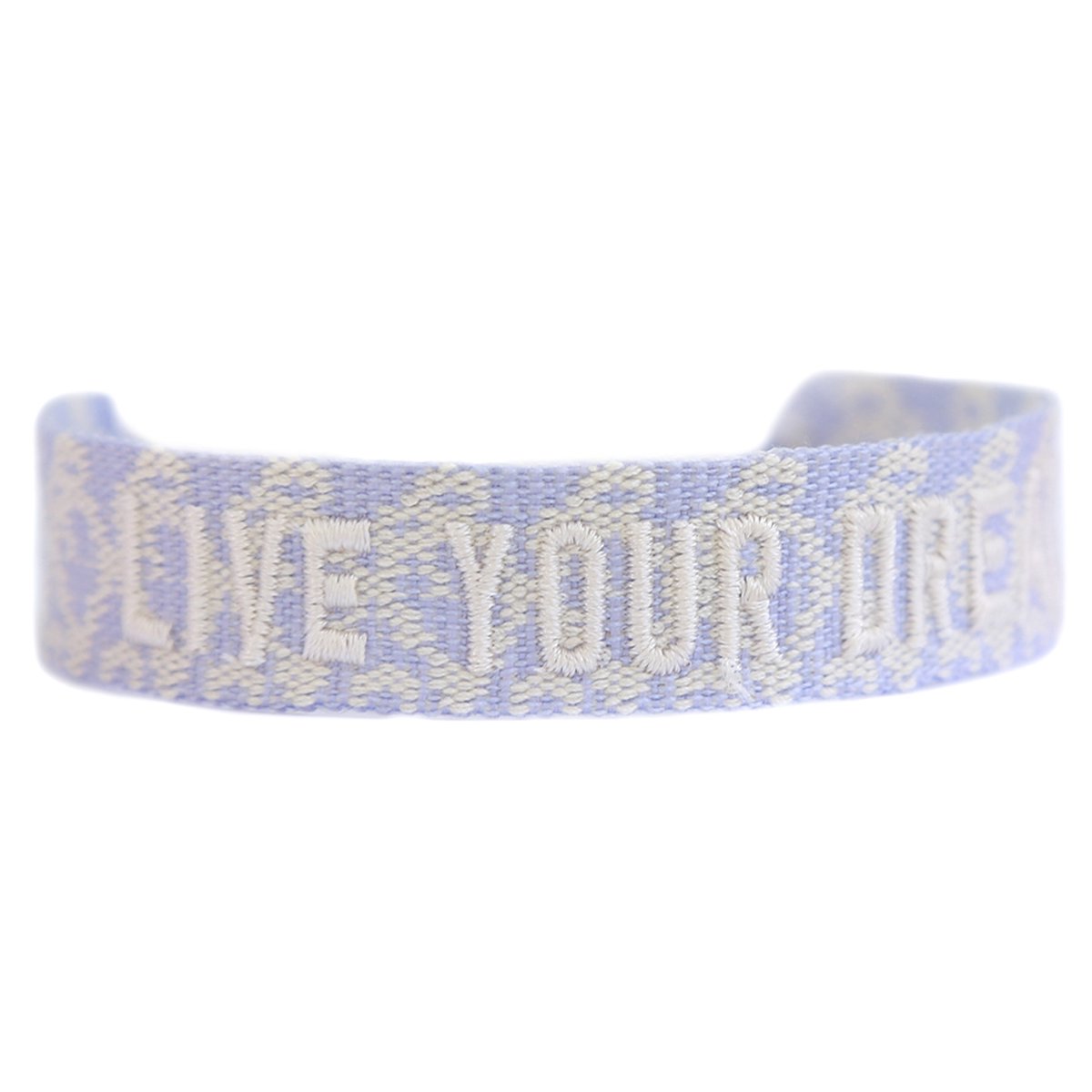 Geweven armband live your dream