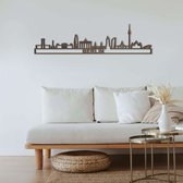 Skyline Berlin Notenhout 130 Cm Wanddecoratie Voor Aan De Muur Berlin City Shapes