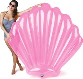 Giant Seashell Pool Float - Opblaasfiguur - SHINY SHELL - 152 cm  +14 jaar - max 80kg - opblaasbaar - zwemmen - vakantie - roze - voor op zwembad