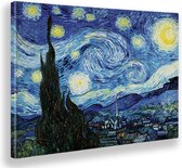 Giallobus - Schilderij - Vincent Van Gogh - Notte stellata - Tela canvas - 100x70