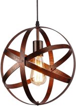 Loft Home Industriële hanglamp - Red Rust Lamp - Plafondlamp - Verlichting - Plafonniere - Rustiek - Metaal