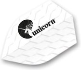 Q 75 micron flights Shield 3 stuks wit