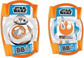 beschermset Star Wars BB8 4-delig oranje/blauw maat S