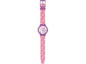 horloge junior 22,5 cm paars/roze