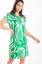 Cassis Dames Rechte jurk met grafische print - Jurk - Maat 40