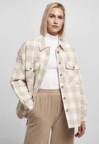 Urban Classics Blouse -XL- Flanell Padded Overshirt Creme