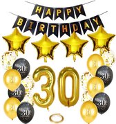 Forfait Joya Beauty® 30e anniversaire | Décoration Ballons pour fête 30 ans | Trente embellissements | Ballons guirlandes figurines gonflables 30