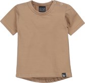 Taupe t-shirt (rounded back) /