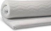 Surmatelas - Top deck - Topper Memory foam 70x200x9 Premium - Amovible et Lavable