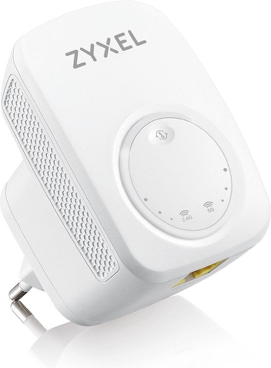 Foto: Zyxel wre6505 v2 netwerkzender ontvanger wit 10 100 mbit s