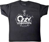 Ozzy Osbourne Kinder Tshirt -Kids tm 6 jaar- Logo Zwart