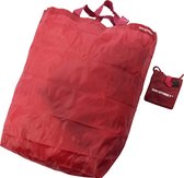 Herbruikbare Tas - Boodschappentas - Tote Bag - Supersterk - Nylon Donker-rood opvouwbare shopper