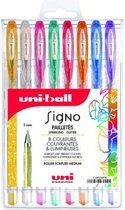 Signo glitter gel pen set 8 stuks