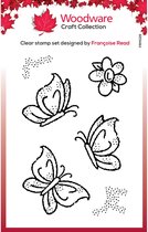 Woodware Clear singles stempel - Little butterflies