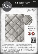 Sizzix 3D Embossing Folder - Texture Fades - Quilted