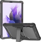 Hoes Geschikt voor Samsung Galaxy Tab S8 Plus Shock Proof Tablet Case - Zwart