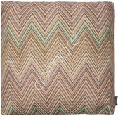 Colmore – Luxe sierkussen – Mint oranje – 50x50cm - luxewoondecoratie.nl