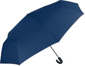 paraplu automatisch 118 cm microfiber blauw