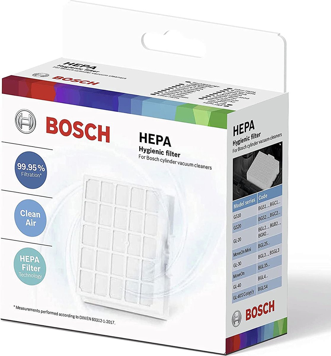 Bosch HEPA-uitblaasfilter BBZ156HF - Accessoire voor stofzuiger