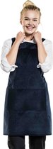 Chaud Devant Schort Cross Velvet Blauw - One size