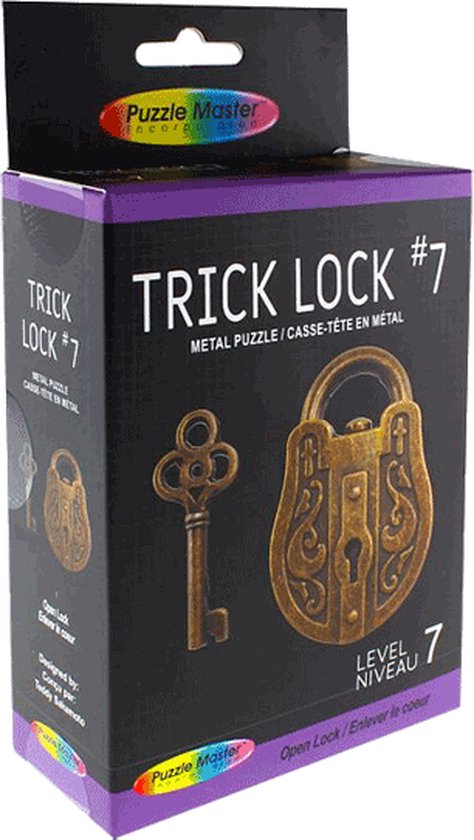 Thumbnail van een extra afbeelding van het spel Trick Lock 7 Breinbreker puzzel