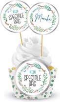 Folat - Cupcake Decoratie Set 'Mijn Speciale Dag' - 12-delig
