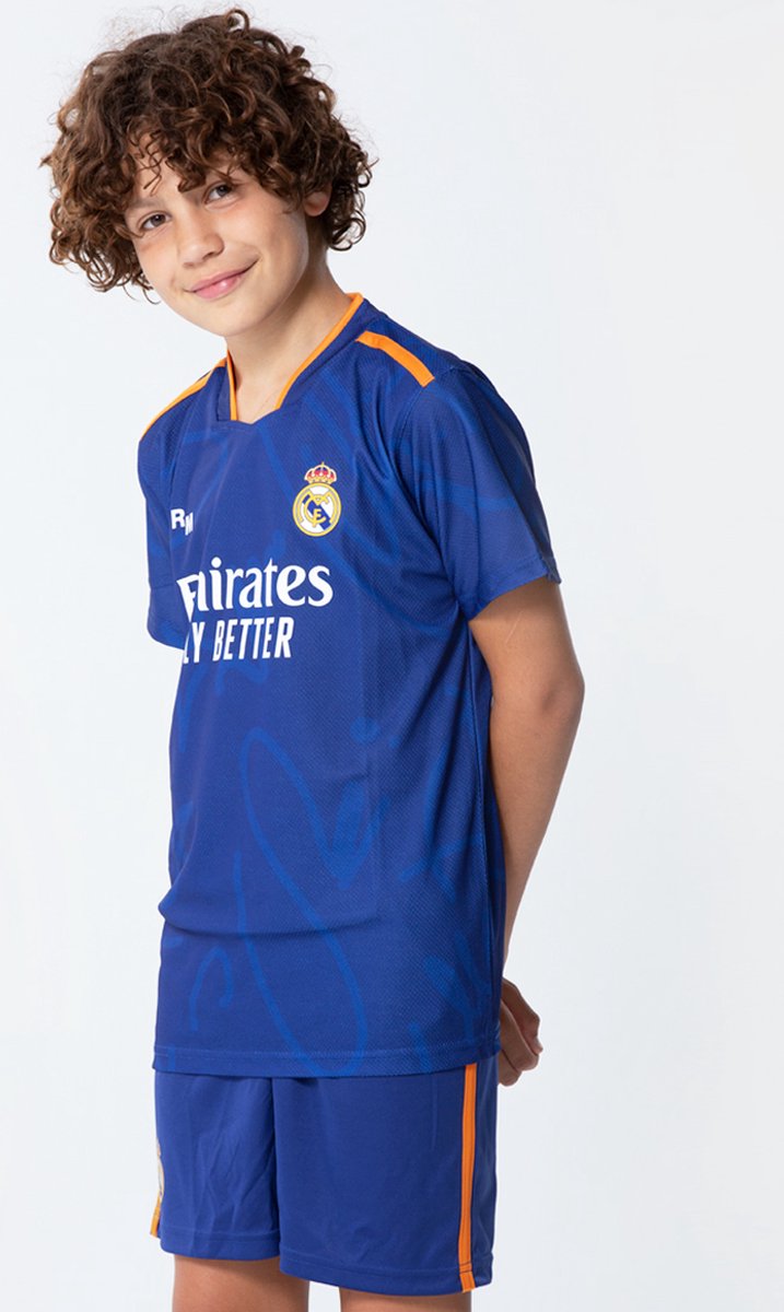 Real Madrid uit tenue 21/22 - away voetbaltenue - voetbalkleding kids - Officieel Real Madrid fanproduct - maat 116