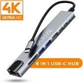 USB C Hub voor MacBook, Dell, HP en lenovo met HDMI en 7 andere Poorten - Dockingstation II8 Douxe