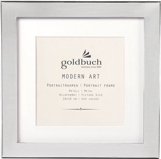 GOLDBUCH GOL-960110 Fotolijst MODERN ART zilver voor 10x10 cm