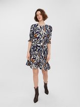 Vero Moda VMEMMA L/S SHORT DRESS VIP Dames Jurk Wood Ash - Maat M