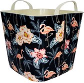 LEVENSVERHAAL Flexibele wasmand IML - 25 L - Flamingo Decor