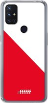 6F hoesje - geschikt voor OnePlus Nord N10 5G -  Transparant TPU Case - FC Utrecht #ffffff