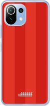 6F hoesje - geschikt voor Xiaomi Mi 11 Lite -  Transparant TPU Case - FC Twente #ffffff