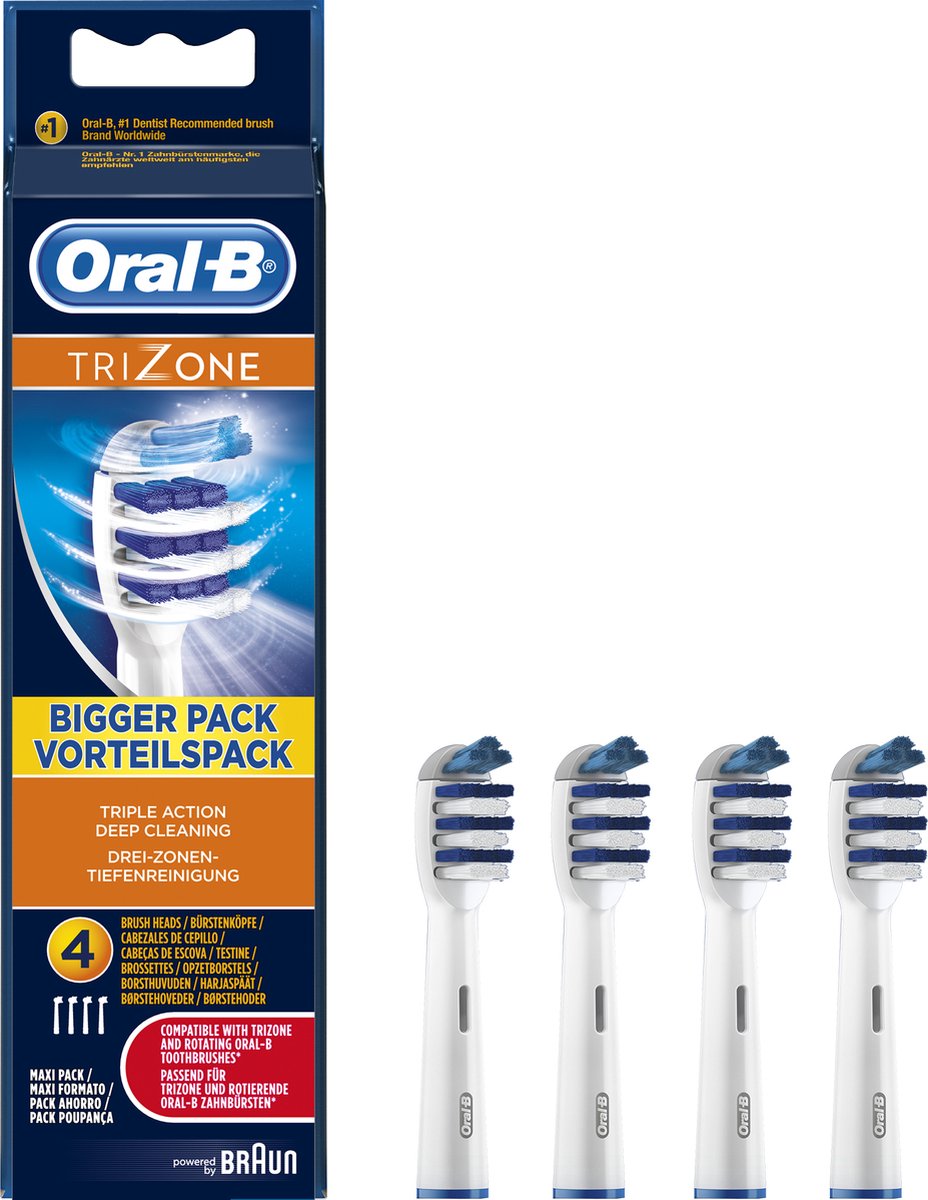 Bol.com Oral-B TriZone 4 Opzetborstels aanbieding