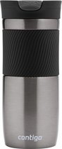 drinkfles Byron 470 ml RVS grijs/zwart