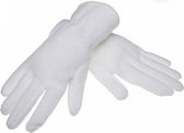 handschoenen fleece wit maat XL/XXL