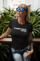 Dames T-shirt Camping Heks korte mouw MAAT M