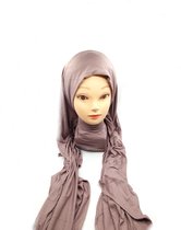 Niewe stijl lila hoofddoek. zachte hijab, instant hijab.