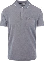 Brax - Navy Polo - Modern-fit - Heren Poloshirt Maat L